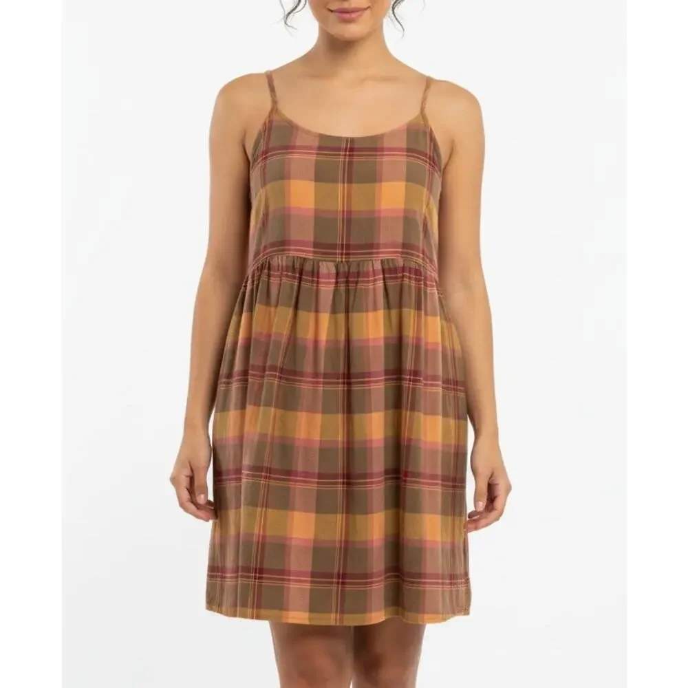 Madewell Plaid Babydoll Cami Dress Size L - Picture 1 of 7
